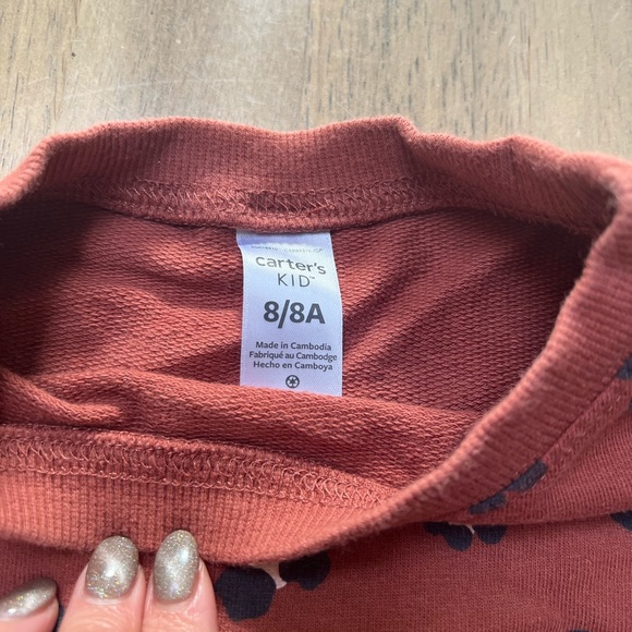 Girls leopard print pullover - Picture 2 of 2